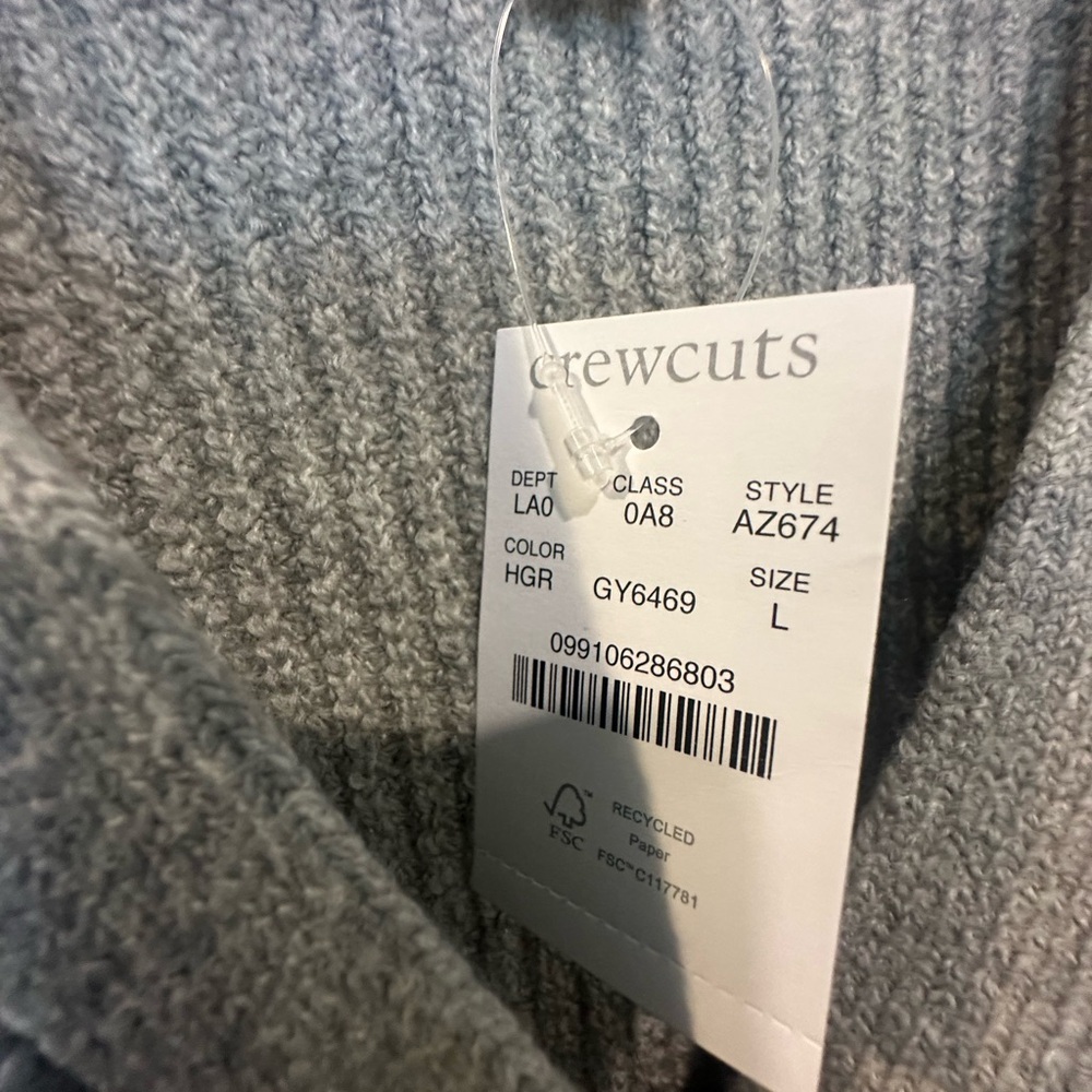 J. Crew Crewcuts Ribbed Cardigan Sweater - Picture 4 of 6